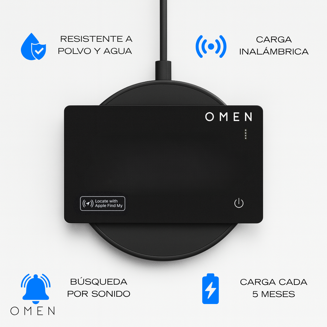 CLICK CARD™ – TARJETA LOCALIZADORA COMPATIBLE CON "BUSCAR" DE APPLE