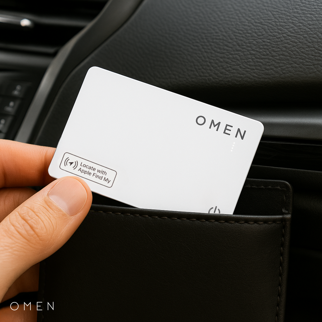 CLICK CARD™ – TARJETA LOCALIZADORA COMPATIBLE CON "BUSCAR" DE APPLE